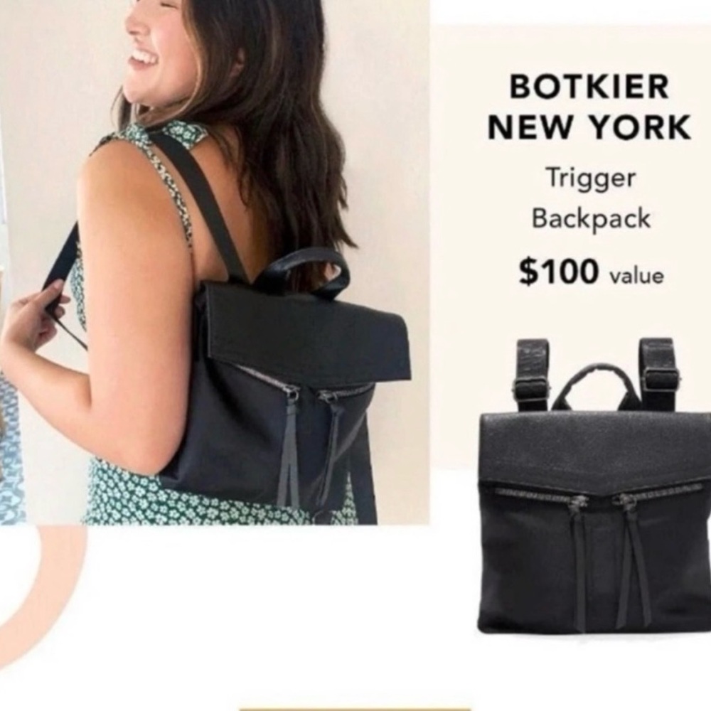 Botkier Black Trigger Mini Backpack